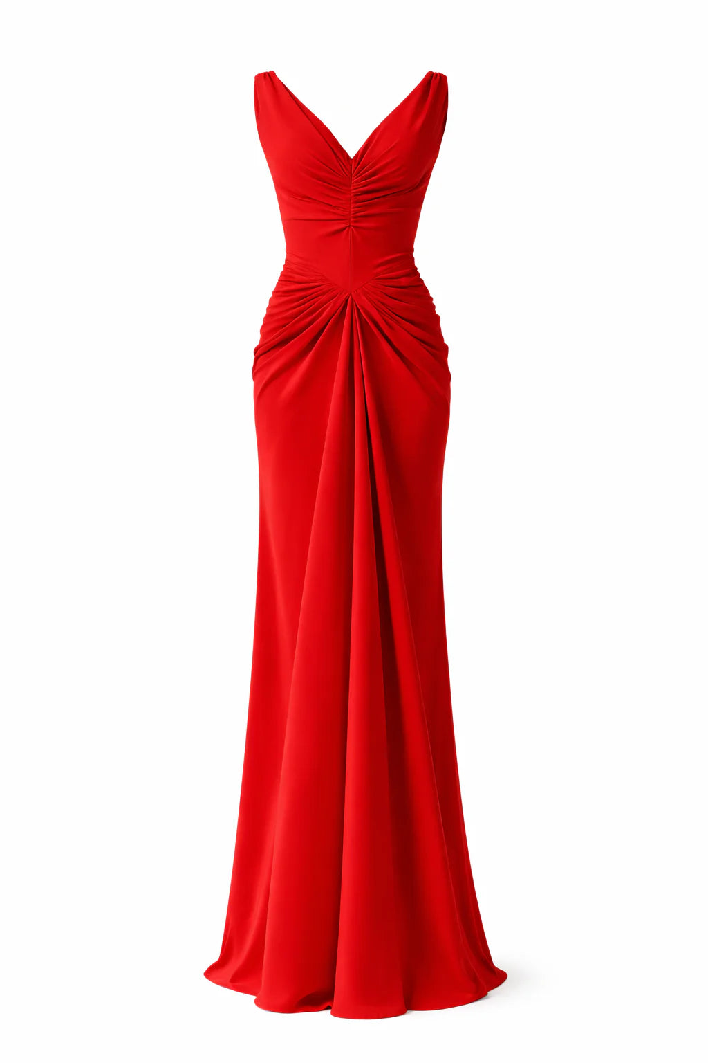Valeria Silk Draped Gown